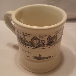 Richmond VA Landmarks Mug Cup Pioneer Pottery Lee Monument Poe House Maymont